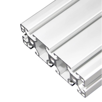 Profil Aluminium Alloy Standar Eropa Seri 40120 t Slot Standar Eropa 40X120 Lubang Bunga Profil Aluminium Industri