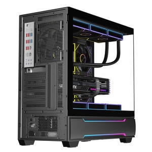 Custom fabbrica Full Tower pannelli di vetro per Pc custodia <span class=keywords><strong>Cpu</strong></span> Cabinet Atx <span class=keywords><strong>Gaming</strong></span> RGB Gabinete Pc View <span class=keywords><strong>Computer</strong></span> PC custodia - Product Image 5
