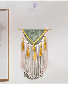 <span class=keywords><strong>Tapiz</strong></span> Rectangular Bohemio Tejido a Mano Personalizable <span class=keywords><strong>para</strong></span> Colgar en la <span class=keywords><strong>Pared</strong></span> de la Sala de Estar, Dormitorio, Habitación <span class=keywords><strong>Infantil</strong></span> u Hotel - Product Image 6