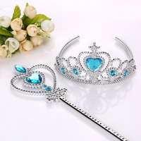 Enfant princesse magique couronne gâteau haut fleur anniversaire bébé douche fête Bouquet couronne cadeau pour les enfants