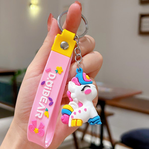 Porte-<span class=keywords><strong>clés</strong></span> photo numérique mignon en forme <span class=keywords><strong>de</strong></span> poney, Année du Cheval 2026, pendentif 3D en PVC, cadeau pour couple, nouvel an, arrivée du cheval, succès - Product Image 5