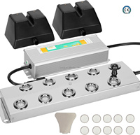 Humidificateur de brumisateur ultrasonique industriel à 10 têtes brumisateur d'étang de jardin brumisateur d'eau humidificateur à ultrasons brumisateur à ultrasons
