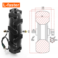 Moteur-roue à démollière sans balais à faible vitesse 36V 48V 1000W 16 pouces pour chariot de jardin et de ferme électrique