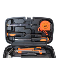 Ensemble d'outils de 9 pièces pour la maison, kit d'outils manuels avec boîte de rangement en plastique