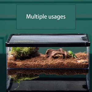 Caja de Cría para Reptiles a Prueba de Escapes, Tanque de Alimentación para Ranas, Hámsteres, Serpientes, Tortugas y Mascotas Pequeñas - Product Image 2