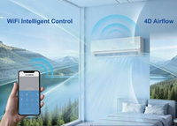 Climatiseur split DC Inverter intelligent Deye T3 populaire 1,5 CV 12000 BTU R32 à démarrage basse tension avec contrôle Wi-Fi pour usage hôtelier