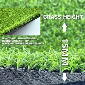Yapay çim sahte sentetik çim koyarak yeşil kriket sahası kullanılan suni çim satılık