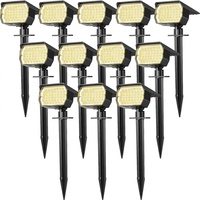 Projecteurs solaires modernes CXS pour extérieur, étanches, 3 modes, commande tactile, hauteur/angle réglables, intensité variable