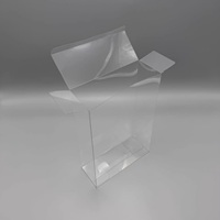 Boîte de présentation en PVC transparent anti-poussière pour cartes de jeu Pokémon