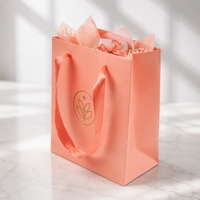 Sac Cadeau Blanc de Luxe Personnalisé avec Estampage Artistique, Marquage à Chaud, Logo Entièrement Imprimé, Poignées en Ruban, Réutilisable, Écologique, Artisanat