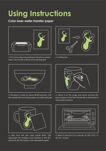 Decal Chuyển Nước Giấy Trượt Gốm A3 A4 Cao Cấp Màu <span class=keywords><strong>Laser</strong></span> In Giấy Trắng - Product Image 6