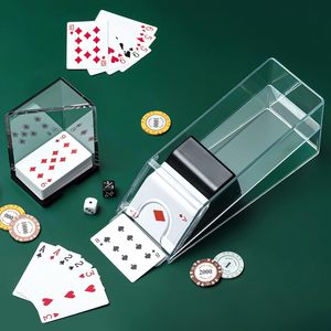 คาสิโนโดยใช้ถาดอะคริลิคใสสำหรับชิปโป๊กเกอร์ปกติ8แพ็ค - Product Image 5