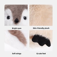 Peluche Mignonne Pingouin Carter, Longue et Ultra Douce, Rembourrée en Coton PP, Vente en Gros, 14+ Ans, Fabriquée en Chine