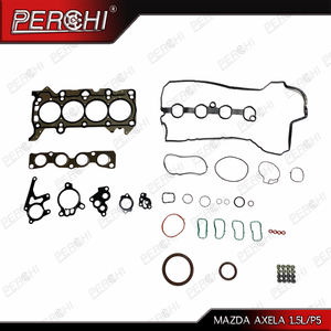 Per Mazda <span class=keywords><strong>3</strong></span> Axela 1.5 P5X0,P5X2,P5Y5,P5Y6,P5Y8,P5Z2,P5Z3,P5Z7,P5Z8,P5Z9 <span class=keywords><strong>3</strong></span> (BM, BN) 1.5 Kit guarnizioni motore Set completo BKC3-10-271 - Product Image 1