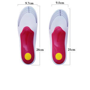 Bantalan sepatu Orthotics Semi kaku, lengkungan Anti pronasi mendukung sol kaki datar lari untuk kaki melengkung tinggi - Product Image 5