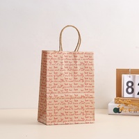 Caja de impresión de stock personalizado Venta caliente barato mango plano Día de San Valentín amor corazón Kraft regalo bolsas de papel
