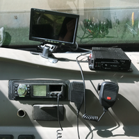 Moniteur de sauvegarde sur le tableau de bord du véhicule, écran couleur LCD TFT de voiture HD numérique de 7 "avec 4 entrées vidéo pour caméra Mdvr