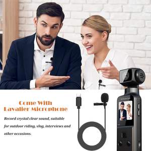 Kamera Aksi Saku 4K Ultra HD 270 °   Kamera Mini Olahraga Wifi Vlog yang Dapat Diputar, Perekam Helm untuk Perjalanan, Sepeda, dan Pengemudi - Product Image 5