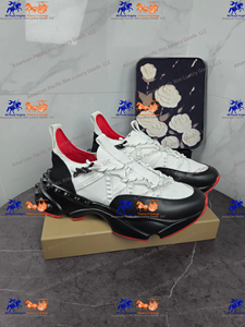 Zapatos Deportivos Casuales de Alta Calidad para Hombre, Estilo Retro, Transpirables, Antideslizantes, con Cordones Suaves, Cierre con Cordones, Louboutins - Product Image 2