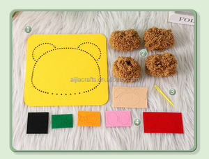 <span class=keywords><strong>Kit</strong></span> de Muñecas de Bordado DIY, <span class=keywords><strong>Kit</strong></span> de <span class=keywords><strong>Costura</strong></span> de Animales, Manualidades Creativas de Dibujos Animados con Pegatinas - Product Image 6