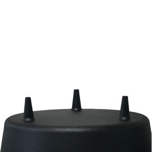 Cocotte <span class=keywords><strong>en</strong></span> fonte noire mate écologique de 24 cm de diamètre, design minimaliste, ustensile de cuisine pour la cuisson à la maison, compatible gaz et induction - Product Image 3