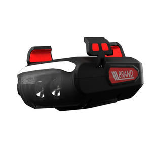 Luz Delantera para Bicicleta de Marca, LED Recargable, Resistente al Agua IP4, 4 Modos, Negro, Rojo, Azul, Plástico, con Puerto de Carga USB - Product Image 2