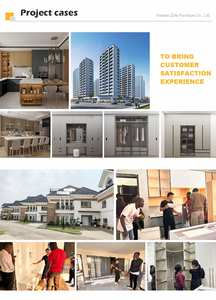 Foshan Wood Custom Flat Pack Melamine Kitchen <b>Cabinet</b> Maker Simple Design Modern Kitchen Cupboard - Product Image 5