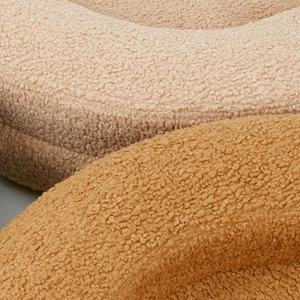 Cama ortopédica de lujo para mascotas, cama marrón sólida de espuma viscoelástica para perros y gatos - Product Image 3