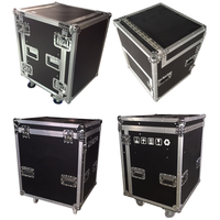 Pro 2-24U Space Push Door AMP Rack Flight Road Case à vendre