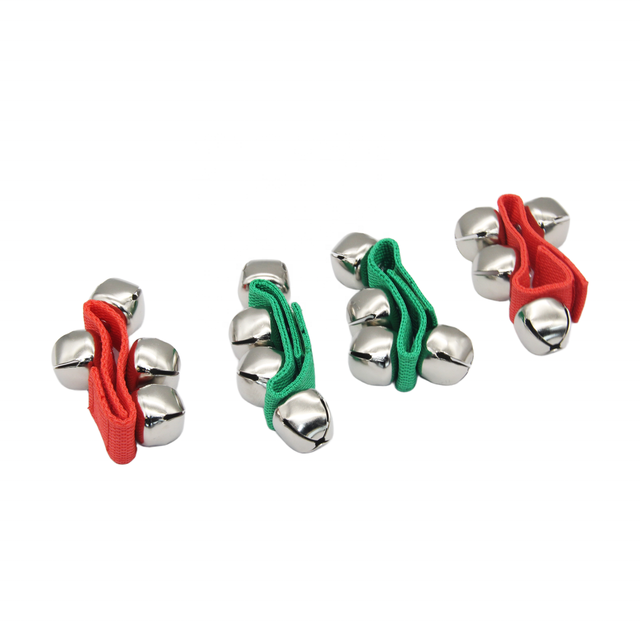 1 Pairs Wrist Bells Kids Jingles Shake Rattles Toy Percussion Educational Toys Wearable Not Easy to Deform Orff Bell Ring