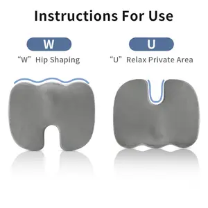 Almofada para cadeira de escritório, almofada de alívio de dor no cóccix e alívio da alívio da alívio da coluna nos eua