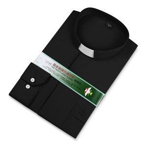 Camisa de Sacerdote Misionero de Manga Larga Personalizada, Blusa de Clérigo Multicolor para Disfraces de Halloween - Product Image 5