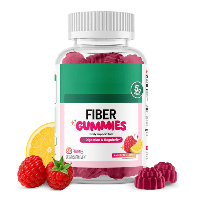 Sugar-Free Prebiotic Fiber Gummies, Vegan & Third-Party Tested, Supports Gut Health, Digestion & Daily Wellness