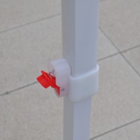 Abri instantané 3x3m pour protection solaire et pluie en extérieur, tente imperméable pour marathon, événement sportif, point d'arrêt temporaire