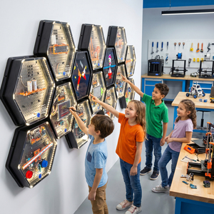 Panneau mural interactif IA personnalisé pour l'éducation STEM, <span class=keywords><strong>assistant</strong></span> domestique intelligent, dispositif de démonstration IA, solution d'affichage pour les écoles - Product Image 1