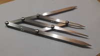 Outil de mesure pour microblading des sourcils et maquillage permanent, étanche, diviseur doré en acier inoxydable médical, léger et flexible