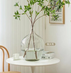 <span class=keywords><strong>Vase</strong></span> de table Art déco moderne, carafe en verre transparente en forme de cube, écologique, grande taille, pour décoration de mariage et de maison, 1000 pièces normales - Product Image 6