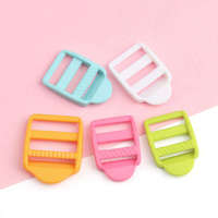 Boucle de Sangle en Nylon Réglable de Haute Qualité et Durable, Boucle Coulissante en Plastique Colorée pour Sacs et Sangles de Sac à Main