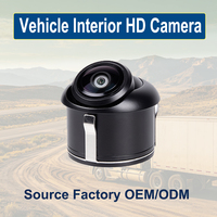 Cámara de Visión Trasera Compacta Empotrada AHD 1080P con Sensor Starlight, Gran Angular de 155°, Impermeable IP68, Universal para Remolques/Autocaravanas
