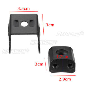 Par de Soportes Metálicos Deslizantes para Barra de Luces LED Antiniebla de Coche, Base de Montaje para Barra de Luces de Trabajo - Product Image 6