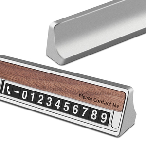 Scheda di parcheggio temporaneo per auto Mini Cooper S JCW F55 F60 R60 U25 Countryman 2025 ruotare numero di telefono targa in alluminio Park Stop - Product Image 6