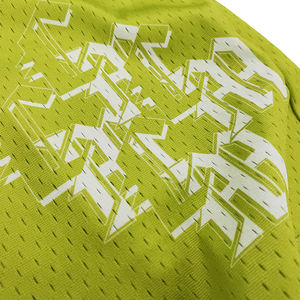 Custom High Waist Men's Gym Board Shorts Quick Dry Breathable Polyester Double <b>Layer</b> Mesh Casual OEM Service Drawstring Closure - Product Image 2