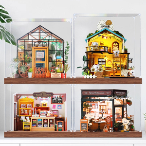 Exhibidor de Acrílico Moderno Personalizado para Esquina, con Superficie Pulida, para Decoración del Hogar y Almacenamiento - Product Image 5