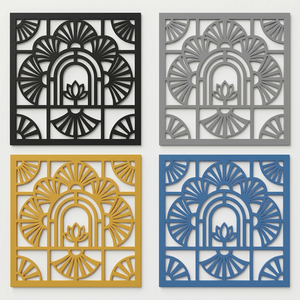 Fabriqué en Allemagne, panneau de séparation de pièce de conception moderne pour hôtel, personnalisé par Lentiprint, couleur blanche, épaisseur 3 mm, 100x200 cm - Product Image 5