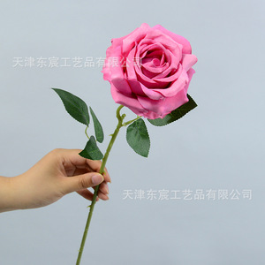 Rosa Artificial Dongchen Crafts, Tallo Único, Decoración para Bodas y Hogar, Arreglo Floral, Regalo de San Valentín - Product Image 2
