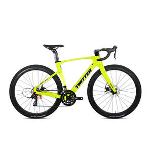 Bicicleta de Carretera y Grava My Store 700c V3 RS 12S Aero de Fibra de Carbono, 21 Velocidades, Ruedas Azules, Unisex, AL7005 Race 24*15, 150-165cm - Product Image 2