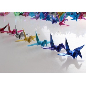 Grues d'<span class=keywords><strong>origami</strong></span> de mariage <span class=keywords><strong>japonais</strong></span> du fabricant artisanat en papier perlé fait à la main style animal d'amour avec impression offset tailles personnalisées - Product Image 5