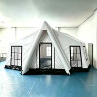 Nouvelle arrivée, tente gonflable en forme de Maison Blanche, imperméable, résistante aux UV, pour les rassemblements familiaux en plein air