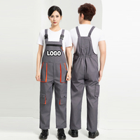 Salopette de travail industrielle unisexe respirante en polyester pour charpentier