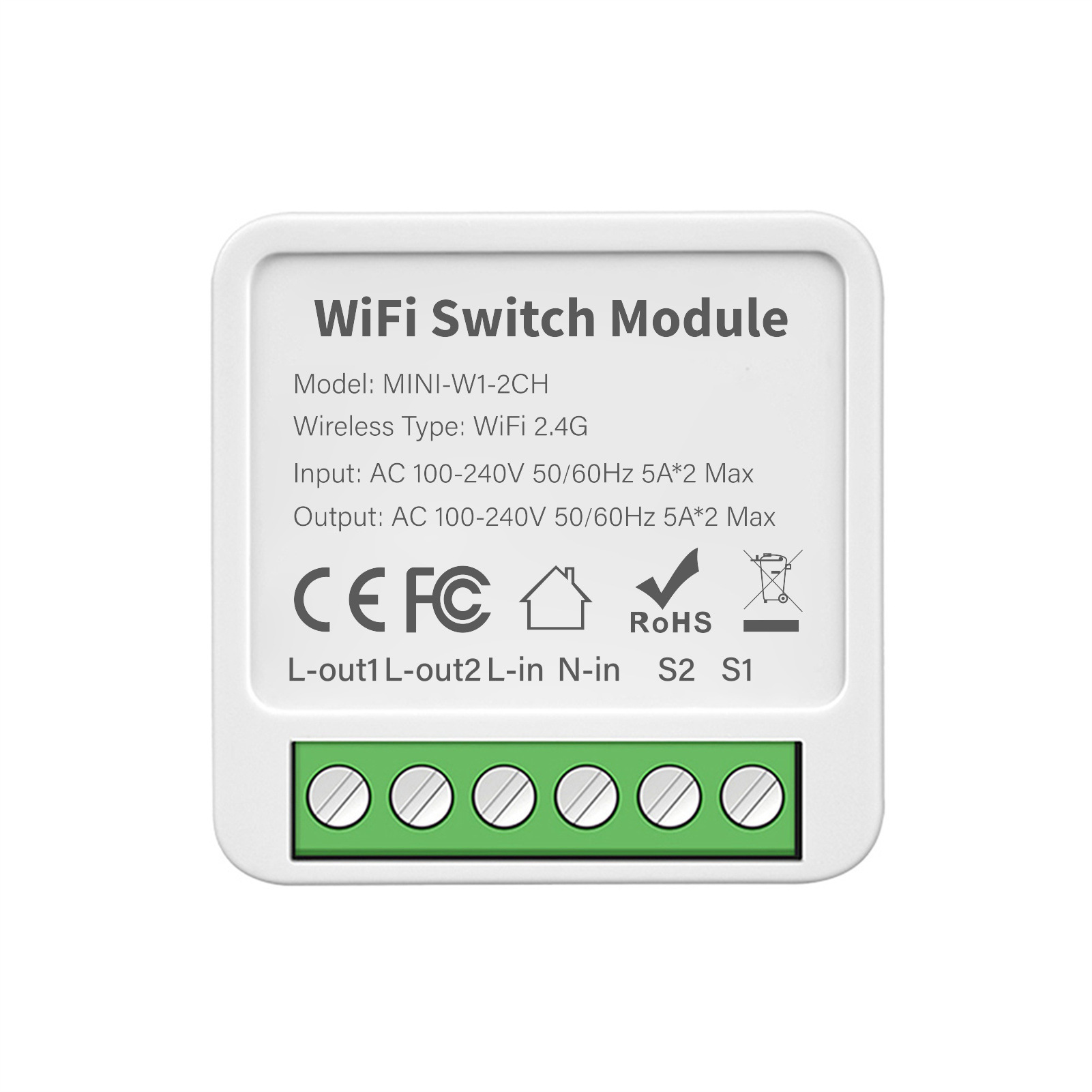 Tuya wifi 16a avec compteur de puissance